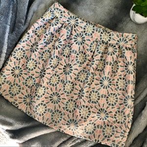 Francesca’s multicolored skirt